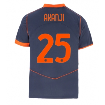 Billige Fotballdrakt Inter Milan Manuel Akanji #25 Replika Tredjedrakt 2025-26 Kortermet
